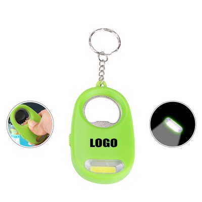 Bottle Opener w/Lamp Keychain