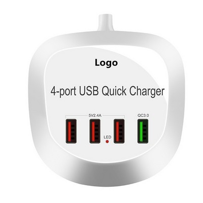 USB Charger Hub w/Quick Charge 3.0