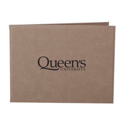 Leatherette Certificate Holder - 8½"x11" Light Brown