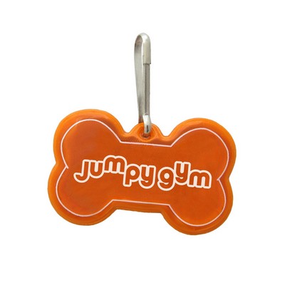 Bone Shaped Reflective Pet Tag