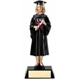 10" Resin Female Graduate Award