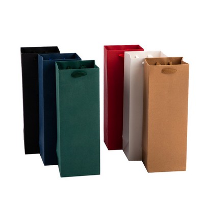 Multiple Colors Kraft Paper Wine Bag