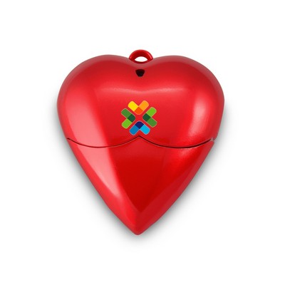 Red Heart Style USB Flash Drive-16G