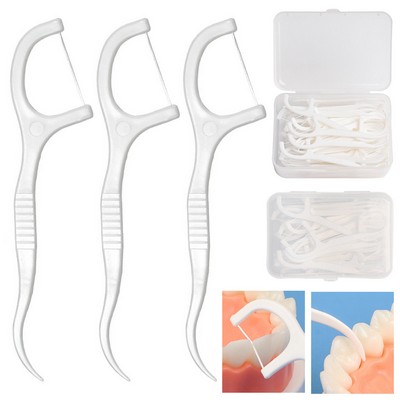 Dental Floss Pick w/Case