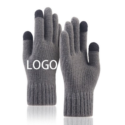 Winter Warmth Fleece Touchscreen Gloves