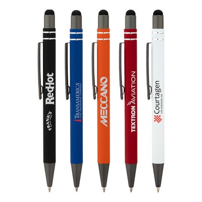 Cairne Soft-Touch Ballpoint Stylus Pen