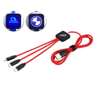 Multi-functional Light up Long Charger Cable