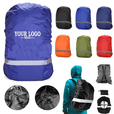 Visibility Reflective Strip Backpack Rain Cover