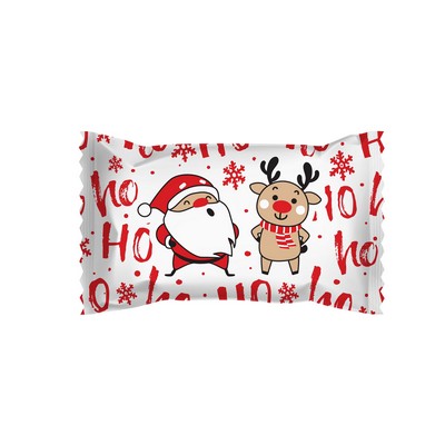 Soft Peppermints In A Santa Christmas Assortment Wrapper