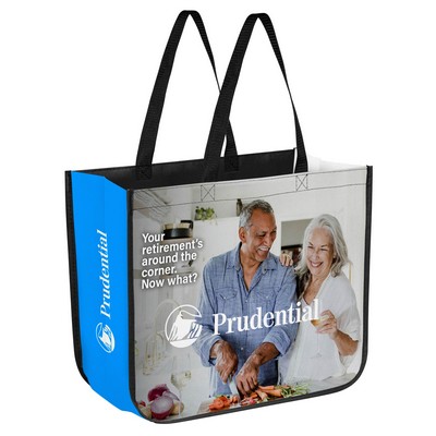 16" X 14" Laminated Full-Color Tote Bag (Factory Direct)