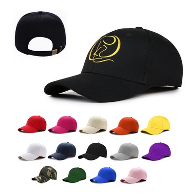 Cotton Twill 6 Panel Low Profile Baseball Cap