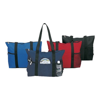 Deluxe Zipper Travel Tote