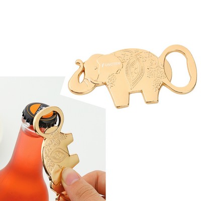 Elephant Shape Metal Bottle Opener