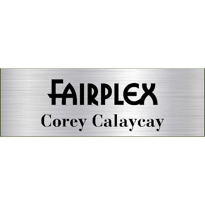 Engraved Logo 1"x3" Logo & 1 Line of Engraving