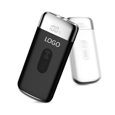 Lightweight mini power bank with light