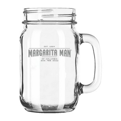 16oz. Handled Mason Jar