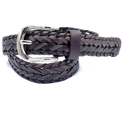 Leather Woven Belt