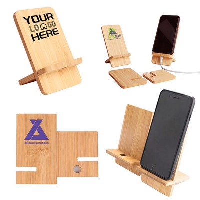 Bamboo Portable Phone Stand