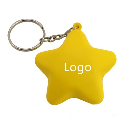 Star Stress Reliever Key Chain