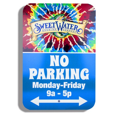 Custom Parking Metal Sign (12"x18"x.040") 4 color process