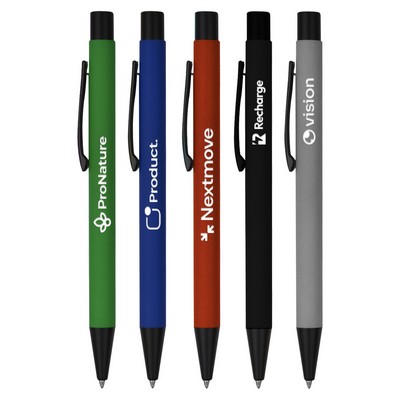 Soft-Touch Rubber Aluminum Pen