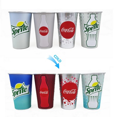 15Oz Cold Color Changing Cup Food Grade Aluminum Tumbler