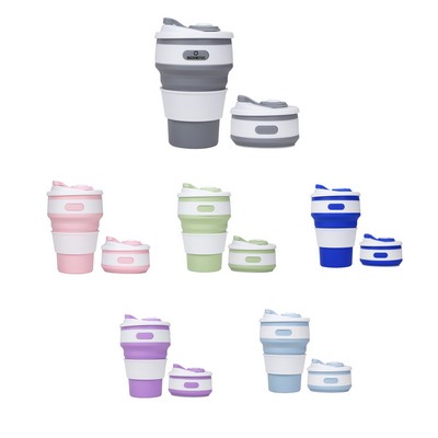 11 OZ Silicone Cup Folding Water Cup