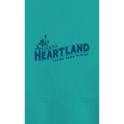 Turquoise 2-Ply Dinner Napkins - Custom Digital Print