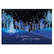 Winter Cityscape Greeting Card