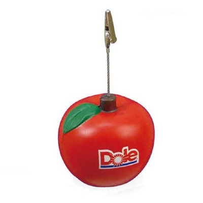 Apple Stress Reliever with Memo Holder