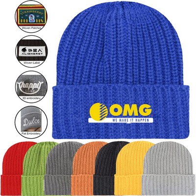 Premium Knitted Cuffed Winter Beanie