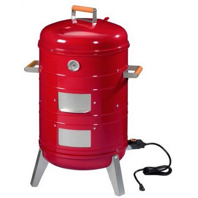 4-in-1 Water Smoker w/351 Square Inch Cooking Space