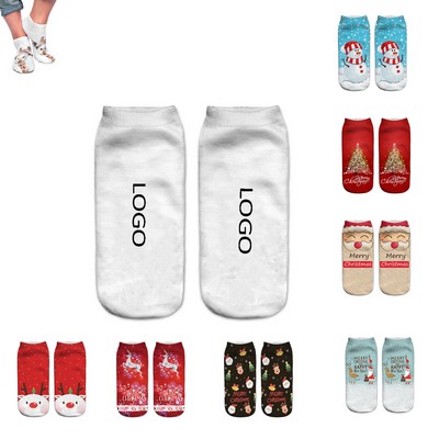 Fun Novelty 3D Printing Pattern Cute Socks