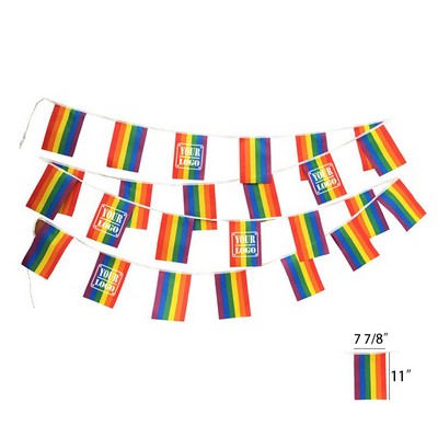 XL Rainbow Flags Banner