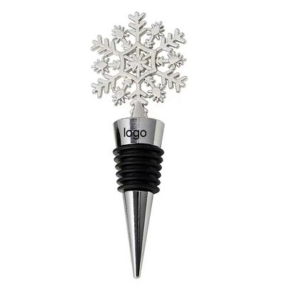 Snowflake Design Wine Stopper