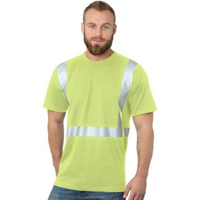 True American Made Hi Vis Class 2 Reflective Safety T-Shirt