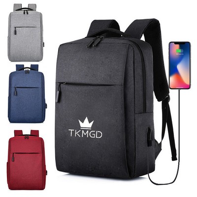 USB Charging Port Laptop Backpack