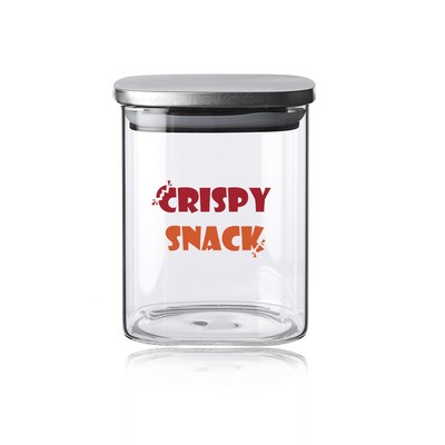 Branson 30 oz. Square Storage Jars