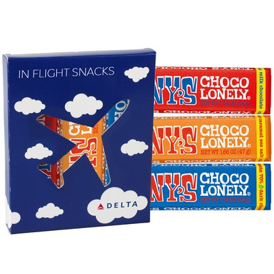 Tony's Chocolonely® Chocolate Bars in Window Boxes - Plane