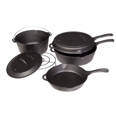 Camp Chef® 6-Piece Cast Iron Dutch Oven & Skillet Set