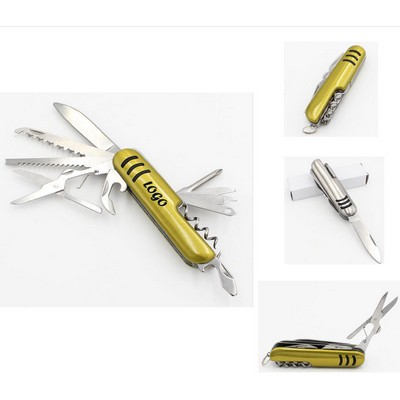 Foldable Pocket Swiss Style Army Knife Survival Tool