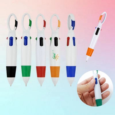 Colorful Ballpoint Pen with Climbing Clip