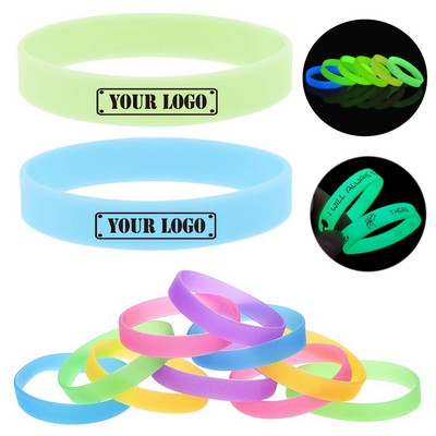 Glow In The Dark Silicone Bracelets