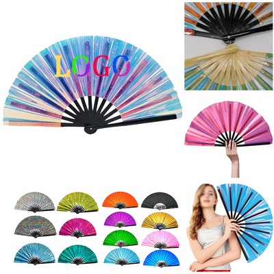 13" PVC Folding Kong Fu Clack Fan