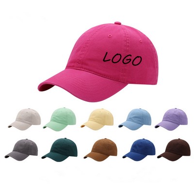 6 Panel Poly Twill Baseball Cap