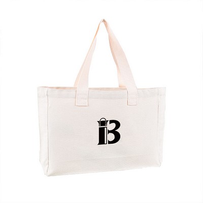 Canvas Literature and art large tote bag for women