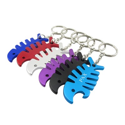 Fish Bone Aluminum Bottle Opener