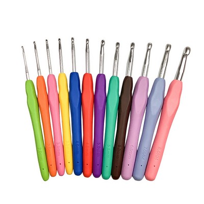 Colorful Shank Crochet Hooks Set