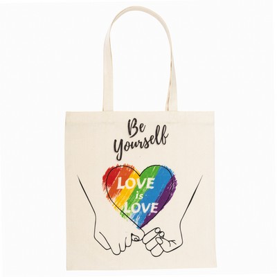 Premium 8 oz Full-Color Printed Cotton Canvas Tote Bag 14"x 16"