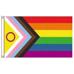 Intersex-Inclusive Progress Pride Flags (2'x3')